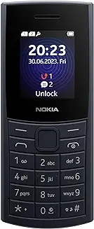 4. Nokia 110 4G with 4G, Camera, Bluetooth, FM Radio, MP3 Player, MicroSD, Long-Lasting Battery, and pre-Loaded Games | Blue