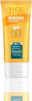 5. VLCC Mineral Sunscreen Tinted SPF 50 PA+++ Ultra