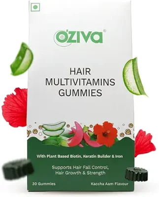 5. OZiva Biotin Hair Multivitamins Gummies for Stronger