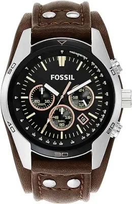 15. Fossil Fossil Chronograph Black Dial Men's Watch-CH2891