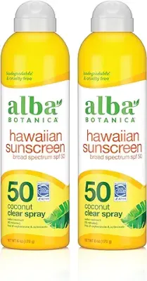 1. Alba Botanica Sunscreen Spray for Face and Body