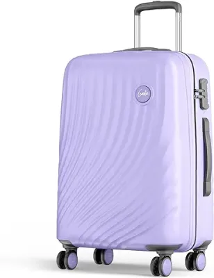 13. Genie Scarlett 67 cms Medium Check-in Polycarbonate Hardsided 8 Wheel 360 Degree Rotation Luggage/Suitcase/Trolley Bag (Lavender)