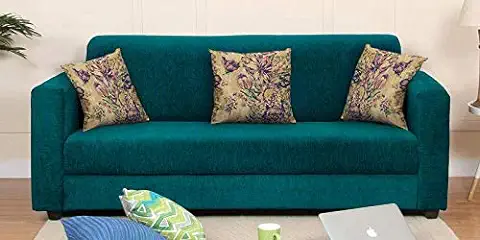 12. Casaliving - Lifestyle 3 Seater Sofa for Living Room (Green) Premium Fabric Sofa