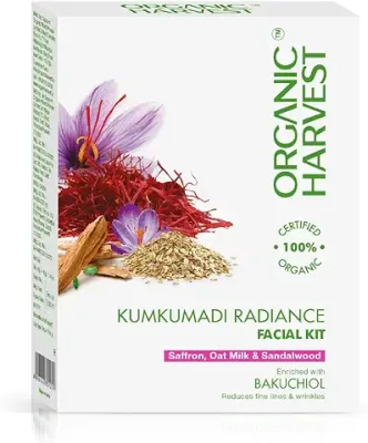 7. Organic Harvest Kumkumadi Radiance Facial Kit