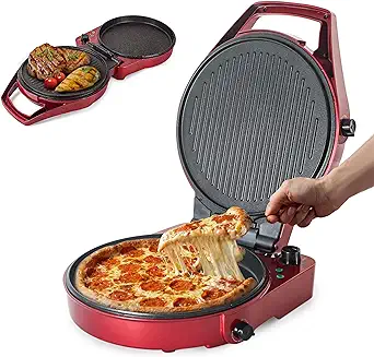 5. COMMERCIAL CHEF Countertop Pizza Maker
