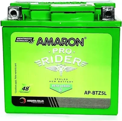 3. AMARON PRO RIDER Ap-Btz5L Battery For Bikes