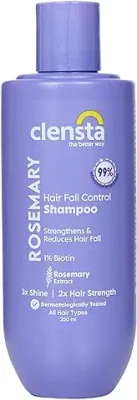 5. Clensta Rosemary Hair Fall Control Shampoo With Biotin For Reducing Hair Loss