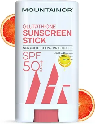 12. MOUNTAINOR Glutathione Sunscreen Stick With SPF 50
