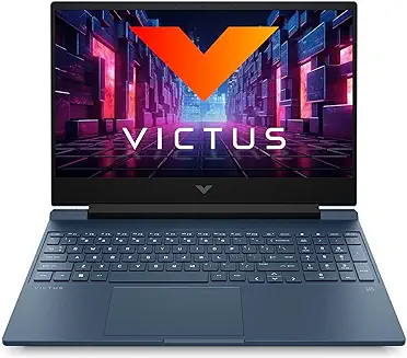 8. HP Victus Gaming Laptop, 12th Gen Intel Core i7-12650H, 4GB RTX 3050 GPU, 15.6-inch (39.6 cm), 75W TGP, FHD, IPS, 144Hz, 16GB DDR4, 512GB SSD, Backlit KB, B&O (MSO, Blue, 2.37 kg), fa0188TX