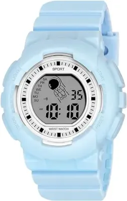 14. ON TIME OCTUS Digital Boy's and Girl's Watch DIGITAL-23 (Grey Dial Multicolour Strap)