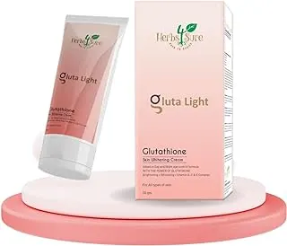 HERBS 4 SURE- Glutathione Skin Whitening and Brightening Cream| Anti aging cream for Pigmentation & Tan removal | Skintone...