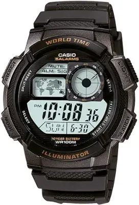 14. Casio Youth-Digital Grey Dial Men's Watch-AE-1000W-1AVDF (D080)