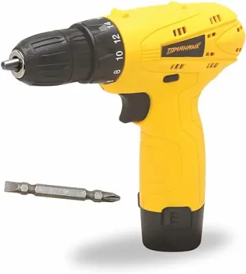 9. ​​TOMAHAWK T7386 12V Cordless Screwdriver and Drill Machine