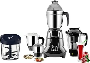 Butterfly 750W Mixer Grinder With Jars And Vegetable Chopper, Grey