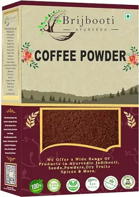 12. BrijBooti Coffee Powder Scrub For Face & Body -(100 Gr) | Natural Coffee Powder For Skin Exfoliate, Deep Cleanse, Blackhead Remover, Glowing Skin, Anti Acne, De Tan Removal.