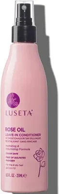 8. Luseta Rose Oil Leave in Conditioner for Fine & Dry Hair