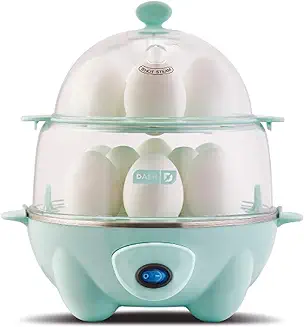 4. DASH Deluxe Rapid Egg Cooker for Hard Boiled