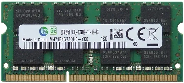 14. 8GB 1 x 8GB DDR3 PC3L-12800 1600MHz 204 Orignal RAM Memory for Samsung Laptops