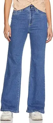 8. AKA CHIC Women's Flared Fit Jeans