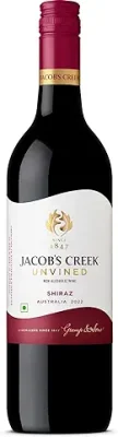 1. Jacob's Creek UNVINED Shiraz Non Alcoholic Red Grape Still Wine