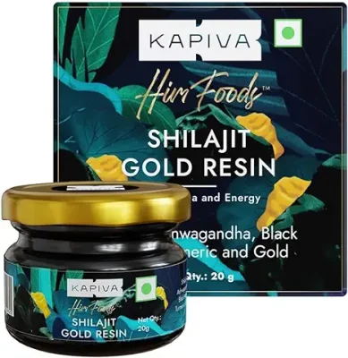 2. Kapiva Shilajit Gold Resin - 20g | Helps in boosting Stamina | Contains 24 Carat Gold | 100% Ayurvedic