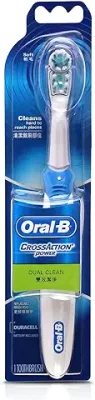 9. Oral B Cross Action Battery Powered Electric Toothbrush for adults, Pack of 1