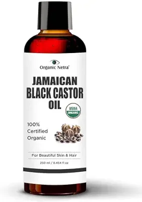 14. Organic Netra Cold Pressed Jamaican Black Castor Oil