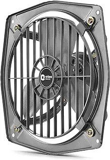 15. Orient Electric Hill Air 225mm Electric Exhaust Fan for Bathroom and Kitchen | Front-guard and Powder-coated Body | 2-year Warranty (Dark Grey)