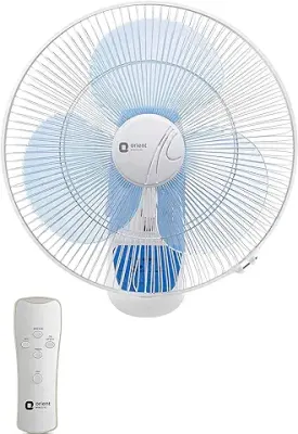 Orient Electric Wall-49 Wall-mounted fan | High-Performance Wall fan | Remote, Touch Control Panel | Automatic Speed Control | Warranty (2 Years) | (Crystal White, Pack Of 1)