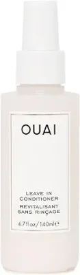 3. OUAI Leave In Conditioner & Heat Protectant Spray - Prime Hair for Style, Smooth Flyaways, Add Shine and Use as Detangling Spray - No Parabens, Sulfates or Phthalates (4.7 oz)