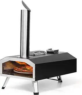 9. OUTFINE Pizza Oven 2-in-1 Wood Fired & Gas Fired