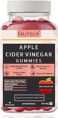 12. Outsup Apple Cider Vinegar Gummies for Weight Loss Management