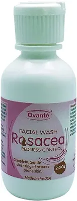 8. OVANTE Rosacea Redness Control Natural Face Cleanser Wash for Dry Sensitive Skin