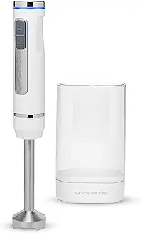 14. OVENTE Electric Cordless Immersion Hand Blender 200 Watt 8-Mixing Speed