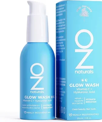 11. OZNaturals GLOW WASH: Anti Aging Vitamin C Facial Cleanser