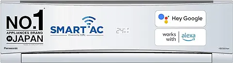 5. Panasonic 1.5 Ton 3 Star Wi-Fi Inverter Smart Split AC (Copper Condenser, 7 in 1 Convertible with additional AI Mode, PM 0.1 Air Purification Filter, CS/CU-SU18YKYWT,2023 Model, White)