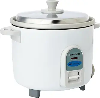 9. Panasonic SR-WA10 1.0 Liters Automatic Cooker, White