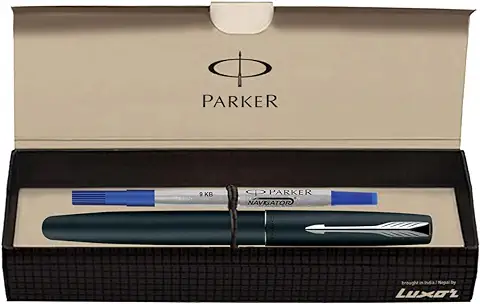 7. Parker Frontier Matte Black CT Roller Ball Pen