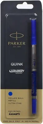 5. Parker Ultra Fine Navigator Roller Ball Refill, Blue