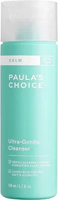 2. Paula's Choice CALM Ultra-Gentle Cleanser for Sensitive Skin, Calms + Soothes Redness, Daily Face Wash for Rosacea-Prone & Eczema-Prone Skin, Fragrance-Free & Paraben-Free, 6.7 Fl Oz.