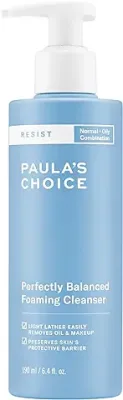 9. Paula's Choice RESIST Perfectly Balanced Foaming Cleanser, Hyaluronic Acid & Aloe, Anti-Aging Face Wash, Large Pores & Oily Skin, 6.4 Ounce