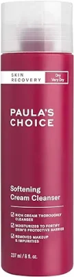 3. Paula's Choice SKIN RECOVERY Cream Cleanser, 8 Ounce Bottle for Extra Sensitive, Redness and Rosacea Prone Skin, Normal to Very Dry Facial Skin
