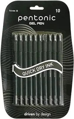 8. Pentonic 0.6 mm Gel Pen Blister Pack