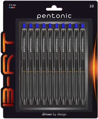 8. Pentonic B-RT 0.7mm Retractable Ball Pen Blister Pack