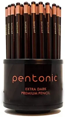 8. Pentonic Extra Dark Graphite Pencil Tumbler Pack