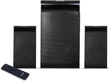 15. Philips Audio TAV5257 45W 2.1 Channel Wireless and Wired Multimedia Computer Speaker