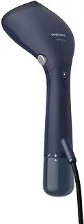 1. PHILIPS Handheld Garment Steamer STH7020/20 - Convenient Vertical and Horizontal Steaming with unique adjustable head, 1500 Watt Quick Heat Up, up to 28g/min steam, Kills 99.9%* Bacteria (Deep Azur)