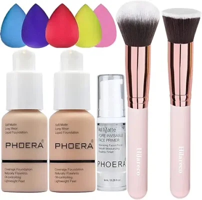 15. PHOERA Foundation 102 and 103 & Face Primer