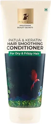 4. PILGRIM Amazonian Patuá & Keratin Hair SMOOTHING CONDITIONER for Dry & frizzy hair with Sacha Inchi | Hair conditioner for smooth & silky hair | Silicone free | Women & Men | 200 ml