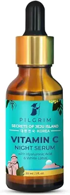 13. PILGRIM Korean 5% Vitamin C Face Serum (Oil Based) for glowing skin with Hyaluronic acid | Vitamin c serum for radiant skin | Women & Men | Korean Skin Care | Vegan & Cruelty-free | 30ml